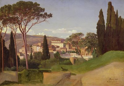 Veduta di una villa romana, 1844 da Jean Achille Benouville